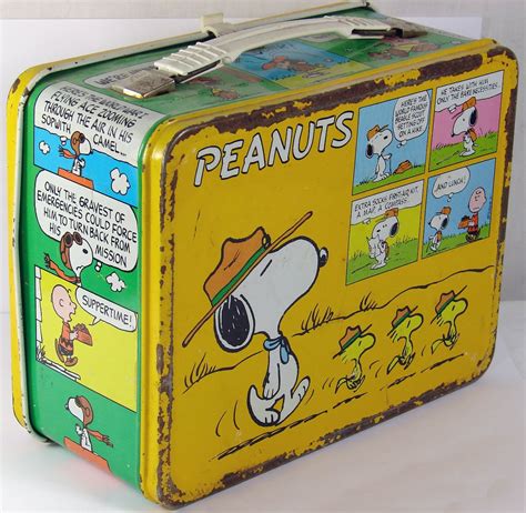 snoopy lunch box vintage